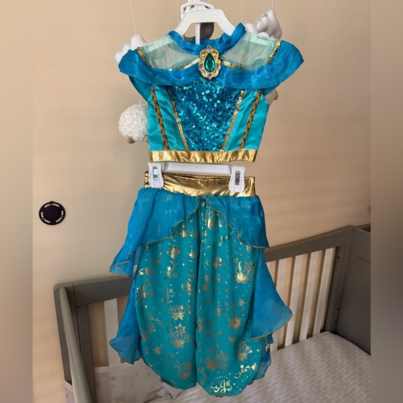 OFFICIAL 2024 Disney Jasmine Costume for Kids – Aladdin - Picture 14 of 14
